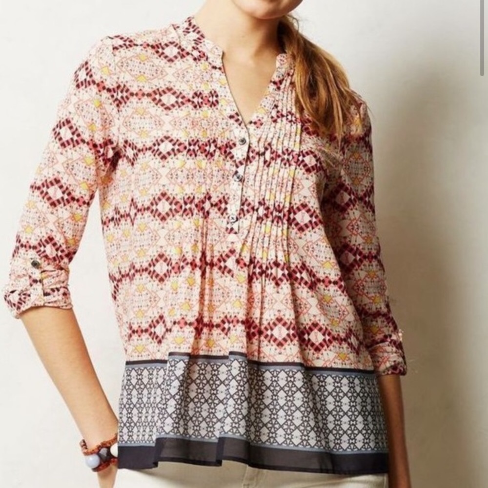 Anthropologie HD Blouse